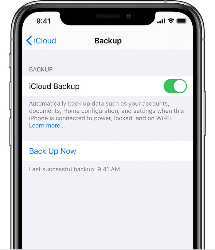 does iphone backup save photos