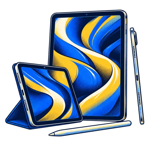 Illustration of an iPad ready to sell